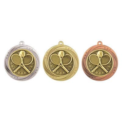Tennis Superstar Medal - 60mm