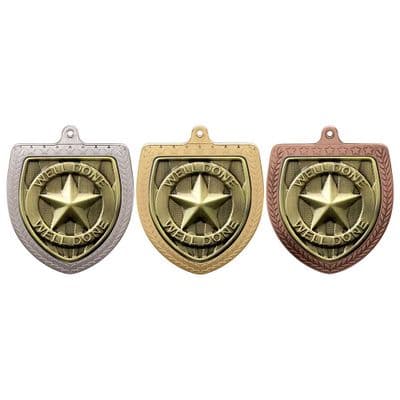 Well Done Cobra Shield Medal - 75mm