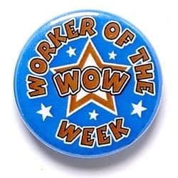 Worker Of The Week Badge