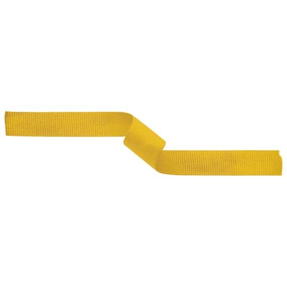 Yellow 22mm Medal Ribbon with Pin
