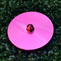 Personalised Large Pink Metal Golf Ball Marker