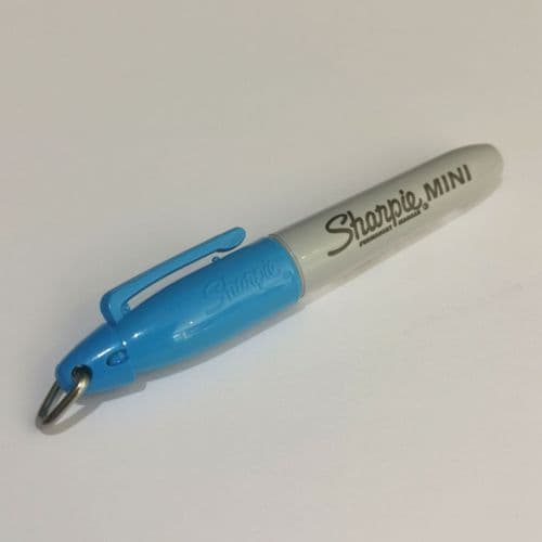 Sharpie Permanent Mini Marker Pen - Light Blue