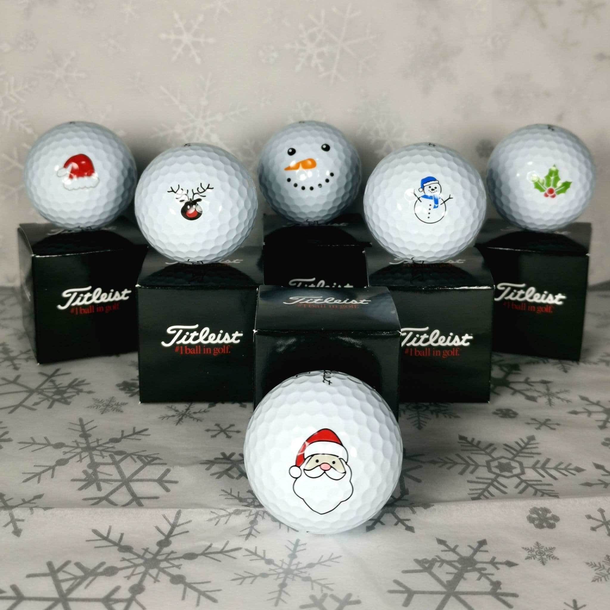 Titleist Pro V1 Christmas Golf Ball - Individually Boxed