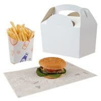 BBQ Party / Kids Happy Meal Takeaway Food Box Set