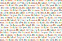 Be Human Be Kind Humanitarian Mental Health Awareness Print Tissue Paper Sheets