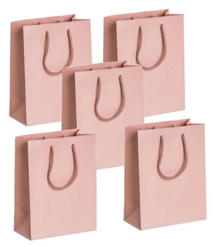 Blush Matt Laminated medium Gift Bags