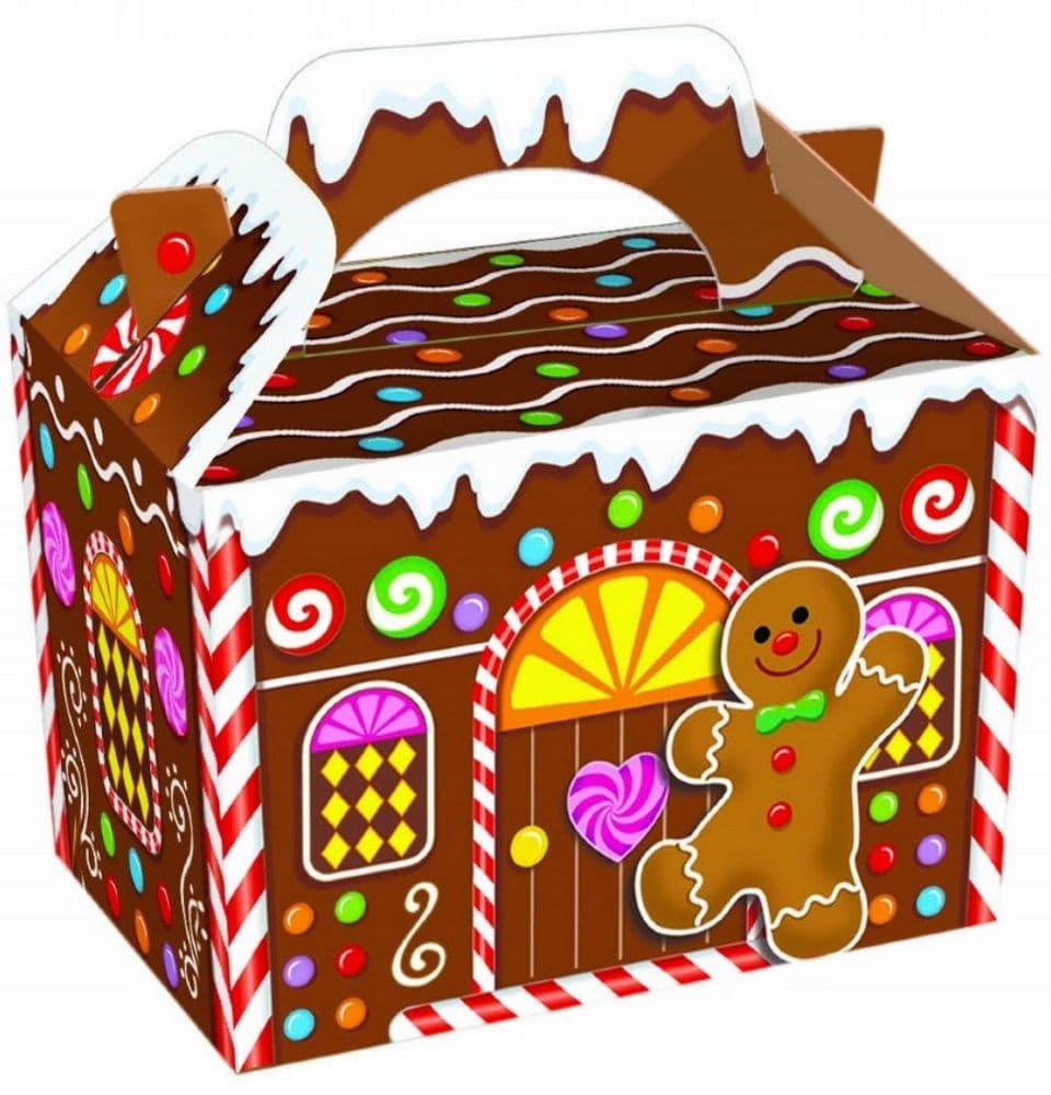 Christmas Gingerbread House Party Food Box