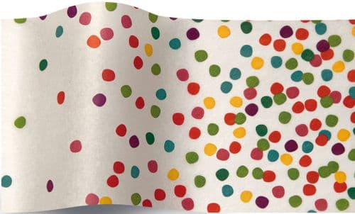 Confetti Dots Spots Print Tissue Paper Sheets