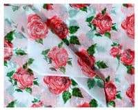 Cottage Rose Print Tissue Paper Sheets