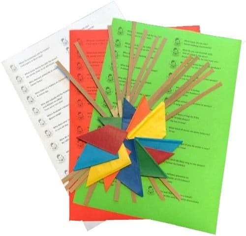 Cracker Hats,Snaps & Jokes - Make Your Own Accessory Pack - Christmas Set