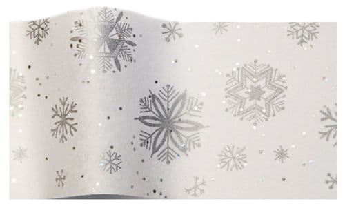Diamond Snowflakes Christmas Gemstone Tissue Paper Sheets (GS2000)