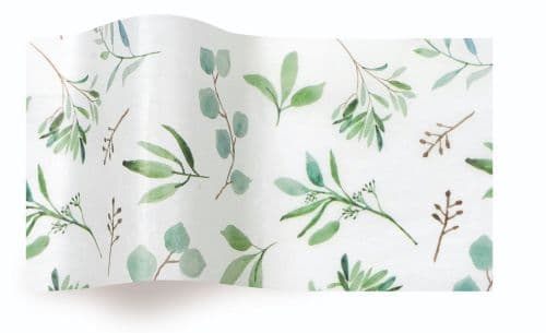 Eucalyptus Print Tissue Paper Sheets