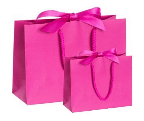 Hot Pink - Ribbon Bags
