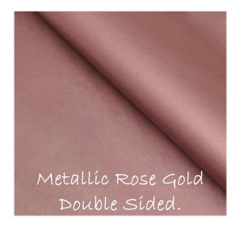 Metallic Rose Gold Tissue
