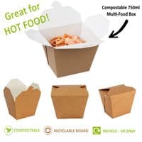 Noodle 750ml Hot Food Takeaway Boxes