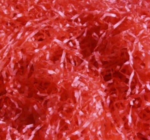 RED SHREDDED TISSUE PAPER