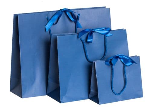 Royal Blue - Ribbon Bags