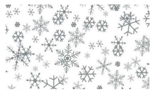 Snowflake (Silver) Print Tissue Paper Sheets