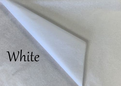 White Florist WAXED Tissue Paper Sheets 50x75cm