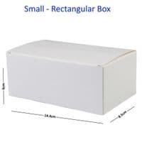 White Rectangular Boxes  (3 Sizes)