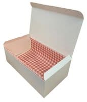x70 Afternoon Cream Tea boxes & gingham Grease-proof