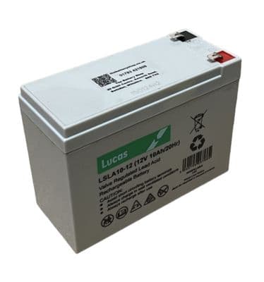 LSLA10-12 Lucas VRLA AGM Standby Battery 12v 10Ah