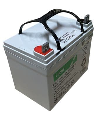 LSLC34-12 Lucas VRLA AGM Cyclic Battery 12v 34Ah