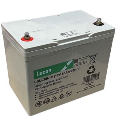 LSLC85-12 Lucas VRLA AGM Cyclic Battery 12v 85Ah