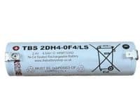TBS 2DH4-0F4/LS Ni-Cd 2.4v 4.0Ah Emergency Lighting Battery Pack