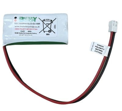 TBS 2QQMH4-0LC3-GL149R Ni-Mh 2.4v 4.0Ah Emergency Lighting Battery Pack