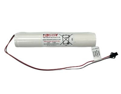 TBS 3SCH1-6LC4-GL111R Ni-Cd 3.6v 1.6Ah Emergency Lighting Battery Pack