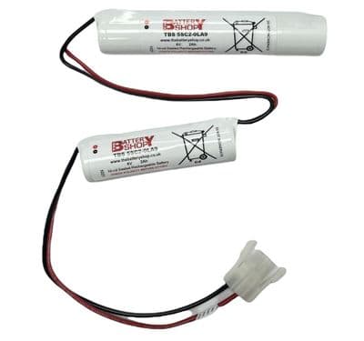 TBS 5SC2-0LA9 Ni-Cd 6.0v 2.0Ah Emergency Lighting Battery Pack