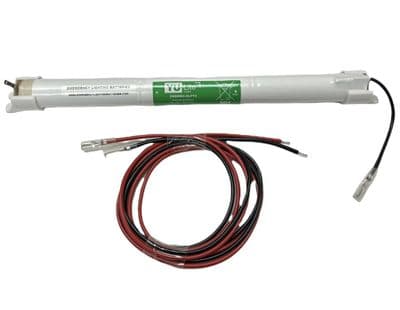 TBS-B903 Ni-Mh 3.6v 4.0Ah Emergency Lighting Battery Pack (with Leads and End Caps)