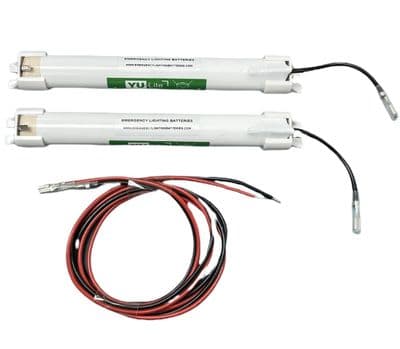 TBS-B904 Ni-Mh 4.8v 4.0Ah Emergency Lighting Battery Pack (with Leads and End Caps)