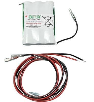 TBS-B923 Ni-Mh 3.6v 4.0Ah Emergency Lighting Battery Pack (with Lead set)