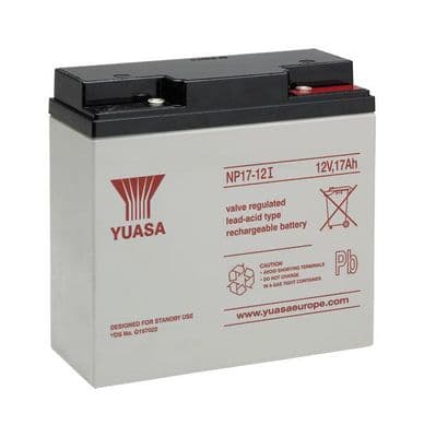 Yuasa NP17-12i VRLA Rechargeable Battery 12v 17Ah