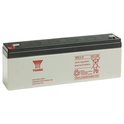 Yuasa NP2.3-12 VRLA Rechargeable Battery 12v 2.3Ah