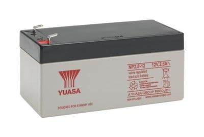 Yuasa NP2.8-12 VRLA Rechargeable Battery 12v 2.8Ah