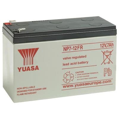 Yuasa NP7-12FR VRLA Rechargeable Battery 12v 7Ah