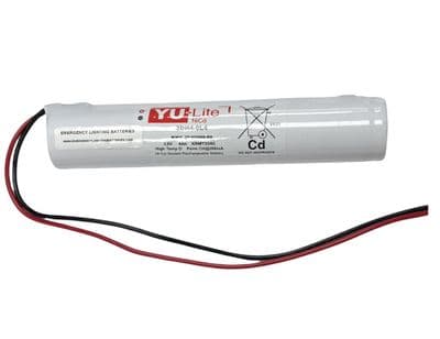 Yuasa YU-Lite Ni-Cd 3DH4-0L4 3.6v 4.0Ah Emergency Lighting Battery Pack