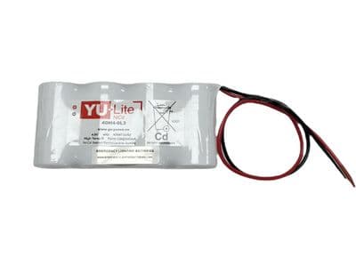 Yuasa YU-Lite Ni-Cd 4DH4-0L3 4.8v 4.0Ah Emergency Lighting Battery Pack