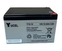 Yuasa Yucel Y12-12 VRLA Rechargeable Battery 12v 12Ah (F2)