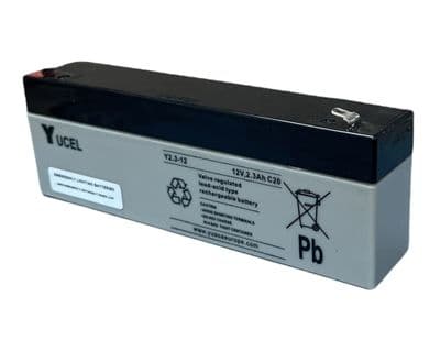 Yuasa Yucel Y2.3-12 VRLA Rechargeable Battery 12v 2.3Ah