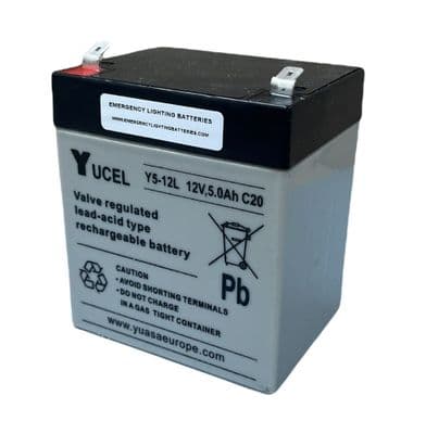 Yuasa Yucel Y5-12L VRLA Rechargeable Battery 12v 5Ah