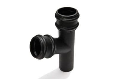 105mm Round Branch - Cast Iron Effect