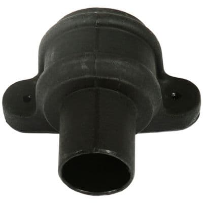 105mm Round Pipe Coupler with Lugs - Cast Iron Effect