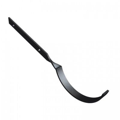 112mm Deepflow Rafter Side Gutter Bracket - Cast Iron Effect