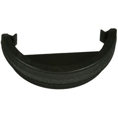 112mm Round External Stopend - Cast Iron Effect