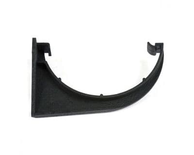 112mm Round Fascia Bracket - Cast Iron Effect