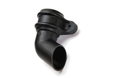 68mm Round Handed Shoe with Lugs R/H - Cast Iron Effect